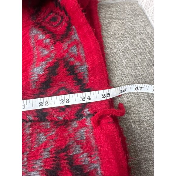 Artesanias Tuntaquimba Aztec Dream Catcher Wool Hooded Jacket Sweater Sz Medium - Picture 7 of 7